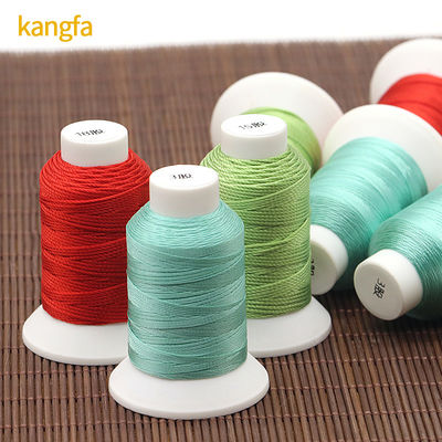 Nombre de fils à 3 couches 100% fil de couture en polyester TEX90 pour crochet en cuir