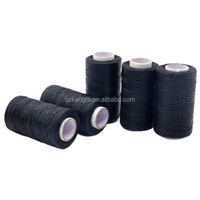 150D 1mm Compte de fil Cordon de fil cireux en polyester pour bricolage artisanal et fournitures de couture