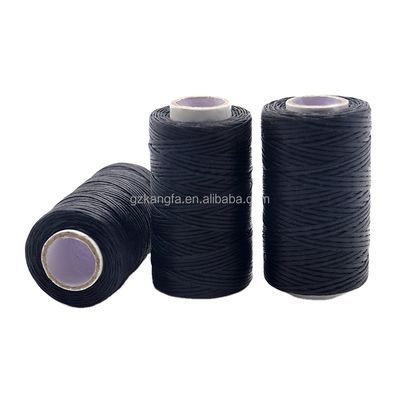 150D 1mm Compte de fil Cordon de fil cireux en polyester pour bricolage artisanal et fournitures de couture