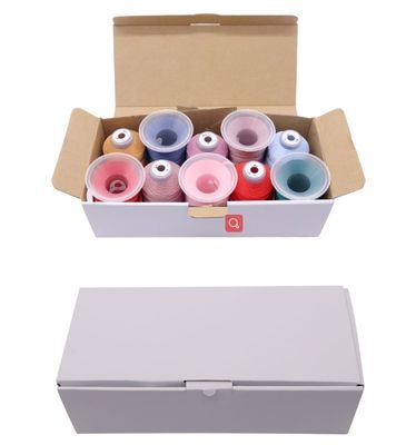 Fil de couture multicolore Fil arc-en-ciel en polyester pour artisanat 100% polyester