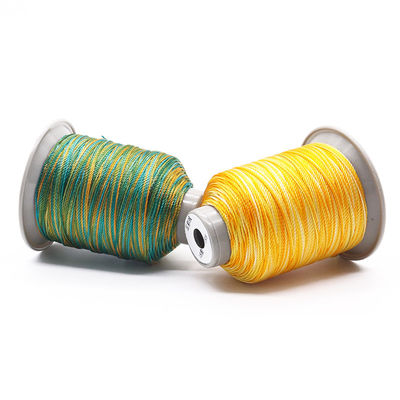 Fil de couture multicolore Fil arc-en-ciel en polyester pour artisanat 100% polyester