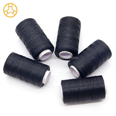 Cordes de fil ciré de 1 mm pour l'artisanat et le tricot du cuir