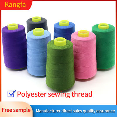 Faible MOQ 40/2 5000yds teinté 100% fil de couture en polyester Mh fil pour machine à coudre