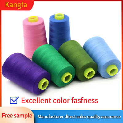 Faible MOQ 40/2 5000yds teinté 100% fil de couture en polyester Mh fil pour machine à coudre