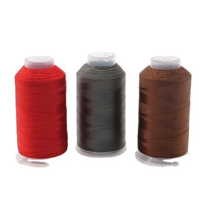 420D/3 100g fil de couverture en nylon haute résistance pour la sélection des couleurs du cuir