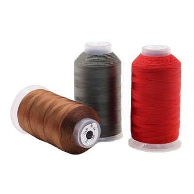 420D/3 100g fil de couverture en nylon haute résistance pour la sélection des couleurs du cuir