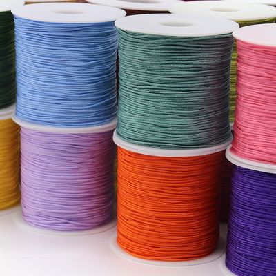 Couleur No72 Corde de Jade Parfait pour le bricolage Pendentif Lanyard / Collier