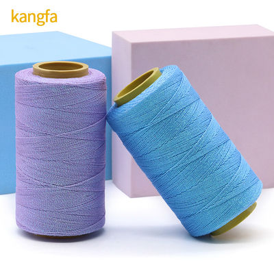 100 g de fils texturés en cuir à coudre à la cire pour l'artisanat de la couture à la main 0,4 mm 500 m