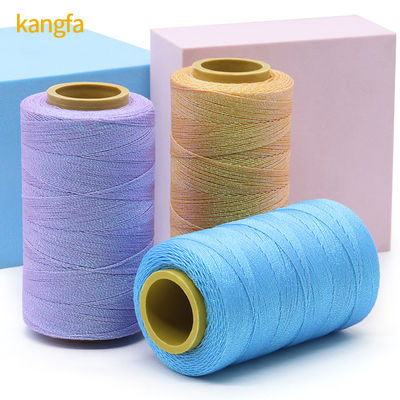 100 g de fils texturés en cuir à coudre à la cire pour l'artisanat de la couture à la main 0,4 mm 500 m