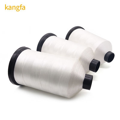 Matériau de cône plastique 210d/3 fil de couture en polyester blanc pour machine à quilting