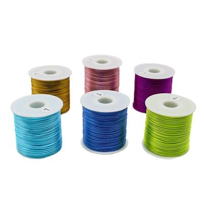 0.8/1.0/1.5/2mm fil de cordon de nylon pour bracelets tressés et noyau chinois macramé