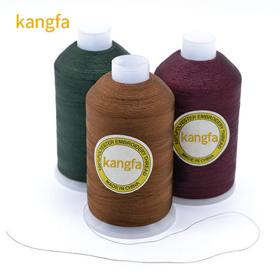 270g 10000Y fil de broderie en polyester à gros cônes personnalisé pour machine à broderie 120D/2