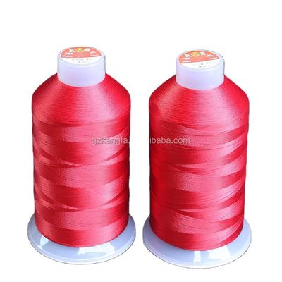 Fil de polyester à 100% filament continu TEX70 pour le crochet