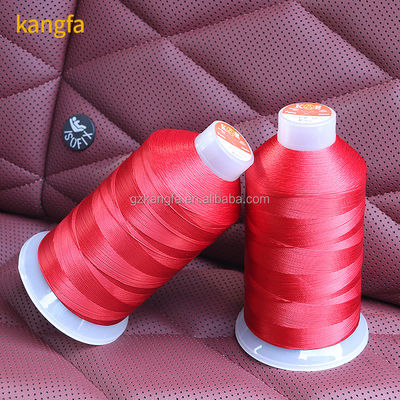Fil de polyester à 100% filament continu TEX70 pour le crochet