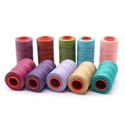 210D Coiffeur fil ciré pour cuir artisanal cordes de couture à la main AWL réparation de sacs de chaussures
