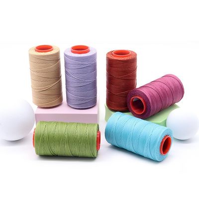 210D Coiffeur fil ciré pour cuir artisanal cordes de couture à la main AWL réparation de sacs de chaussures
