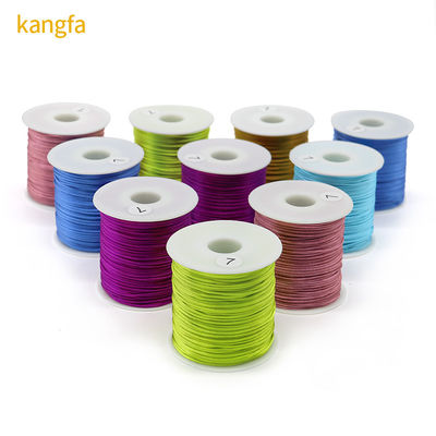 1.5mm fil de cordon de coton ciré pour l'artisanat bracelet collier perles joaillerie fabrication