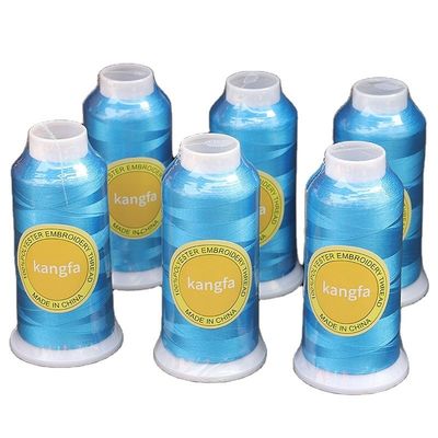 5000 Yards Polyester fil de broderie pour la machine de broderie de couleur pure en 720 couleurs