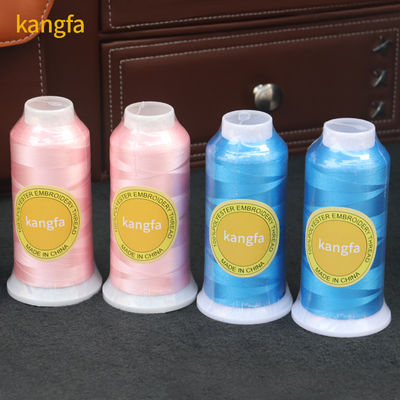 5000 Yards Polyester fil de broderie pour la machine de broderie de couleur pure en 720 couleurs