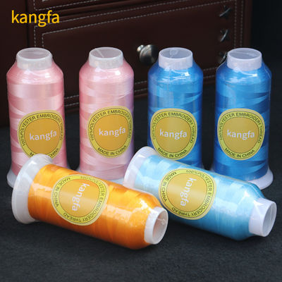 5000 Yards Polyester fil de broderie pour la machine de broderie de couleur pure en 720 couleurs