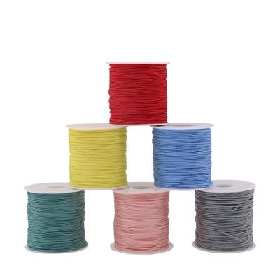50G 100M/Spool 300M/Spool Fil de cordon de nylon coloré pour le cordon de macrame chinois