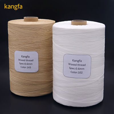 1 kg de fil de couture de cordon ciré 240 couleurs pour cuir 0,6 mm 0,8 mm 210dD motif teint