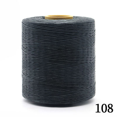 OEM ODM Accepté fil de couture tressé plat 680m Longueur 0,8mm fil de cire tressé pour le cuir