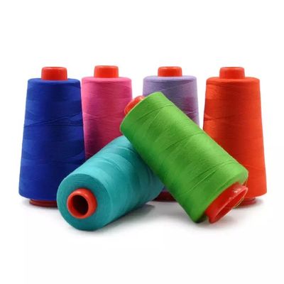 1100 couleurs 100% fil de couture en fil de polyester cousu avec résistance à haute température