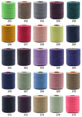 Fil de polyester ciré pour couture en cuir collant 100% polyester 1 mm 0,8 mm 210d