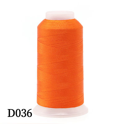 Kangfa couleurs polyester kit de fil de broderie 5000M par bobine pour une broderie parfaite