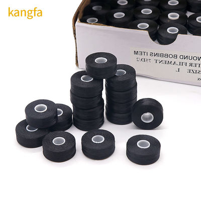 Fil de bobine de polyester L 75D/2 144 pièces/boîte pour broderie Diamètre 2 mm OEM/ODM accepté