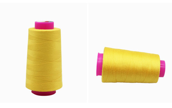 40/2 Jean Cote de fil de couture Couleur solide Fil de couture en polyester en 688 couleurs riches