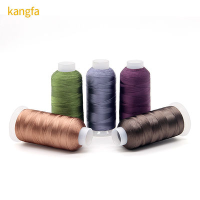 120d/2 Fil de broderie en rayon de polyester visqueux cousu 100g cône pour broderie à la main