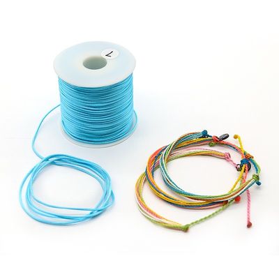 0.8mm fil de fil de nylon UV protégé pour tresser des bracelets de macrame de nœud chinois