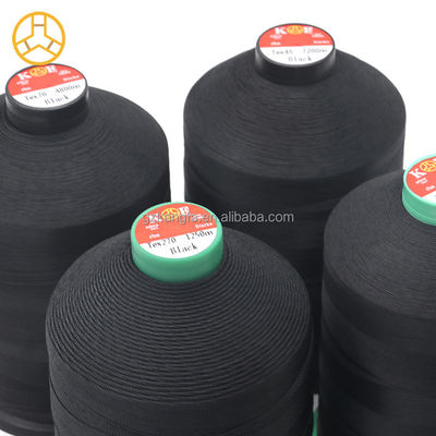 Le motif est teint Tex 70 haute ténacité 100% polyester fil de couture relié 450kg