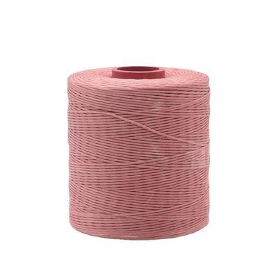 Tissu texturé teinté 1000m 150D fil ciré pour couture en cuir Livre noir