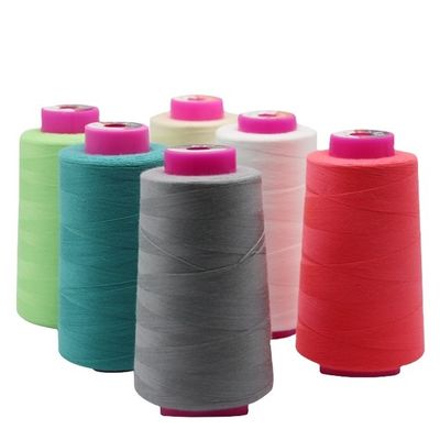 Filament de couture en polyester 100% cousu 40/2 20/2 20/3 40/3 5000Y sans nœud