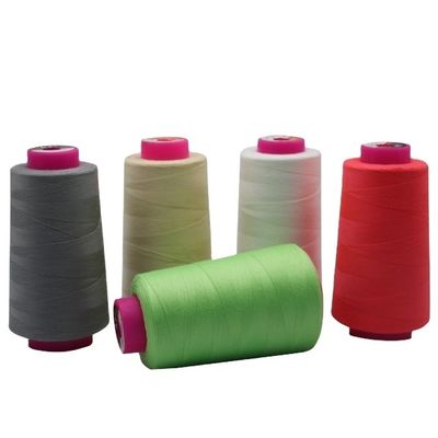 Filament de couture en polyester 100% cousu 40/2 20/2 20/3 40/3 5000Y sans nœud