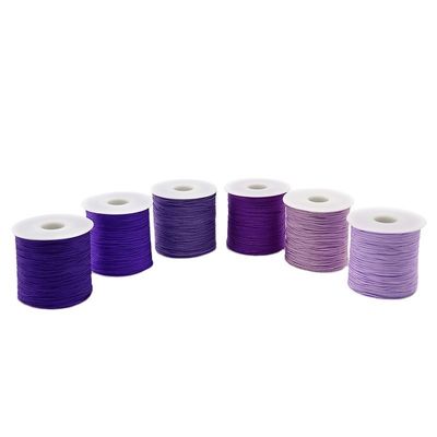 No.72 50g Nylon Chinese Knot Line pour la fabrication de bijoux en perles et accessoires de bracelets tressés
