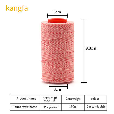 110g de fil rond ciré pour le cuir bricolage 100 couleurs 1,0 mm couture à la main couture style boho