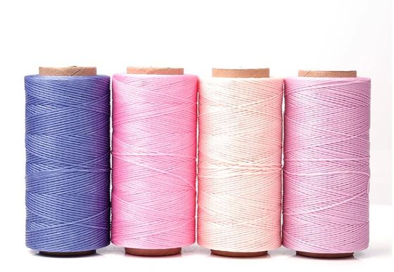 1.0 mm Fil ciré pour la couture à la main en cuir à motifs cirés accessoires artisanaux