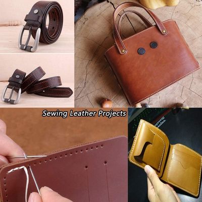 1.0 mm Fil ciré pour la couture à la main en cuir à motifs cirés accessoires artisanaux
