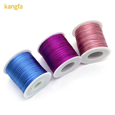 Nœud chinois de 80 m corde de macrame de 1 mm de diamètre fil de cordon en polyester pour la fabrication de bijoux bricolage