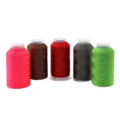 Fil tricoté en polyester pour broderie à la machine 210d/2 150d/3 210d/3 Nylon coloré