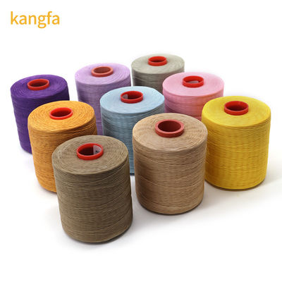 Polyester/fil de couture cireux 210d/16 pour les produits en cuir cousus à la main et la fabrication