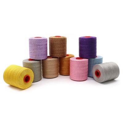 Polyester/fil de couture cireux 210d/16 pour les produits en cuir cousus à la main et la fabrication