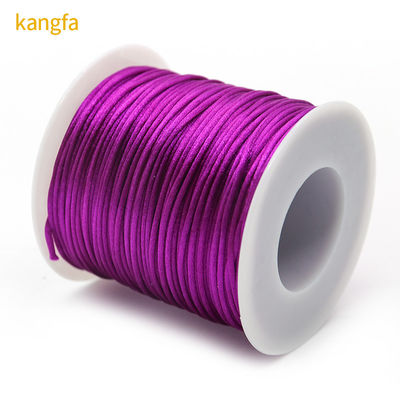1 mm 1,5 mm 2 mm câble de corde de nylon corde tissée artisanale pour les accessoires de noeud chinois