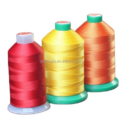 fils de polyester/nylon tex 70 210d/3 pour la fabrication de perles et de chaussures en cuir