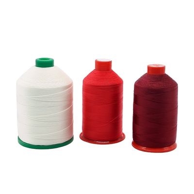 fils de polyester/nylon tex 70 210d/3 pour la fabrication de perles et de chaussures en cuir