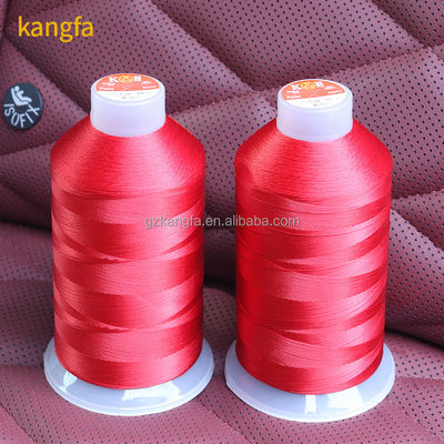 fils de polyester/nylon tex 70 210d/3 pour la fabrication de perles et de chaussures en cuir